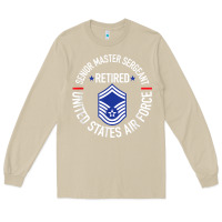 Mushroom senior master sergeant retired air force retirement gifts t shirt Long Sleeve Tee - DesignPulse
