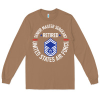 Toasted Coconut senior master sergeant retired air force retirement gifts t shirt Long Sleeve Tee - DesignPulse