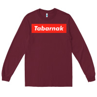 Burgundy tabarnak quebec french canadian canada profanity sacre cuss premium t Long Sleeve Tee - DesignPulse