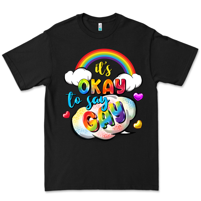 Its Okay To Say Gay Pride Premium Tee by FaDigitalArtStudio | Teevron
