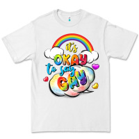 White its okay to say gay pride Premium Tee - FaDigitalArtStudio