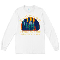 White redwood national park california retro vintage cam Long Sleeve Tee - DesignPulse