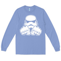 Colony Blue dark side knuckle starwars stormtrooper 2 Long Sleeve Tee - DesignPulse