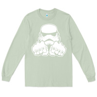 Matcha dark side knuckle starwars stormtrooper 2 Long Sleeve Tee - DesignPulse
