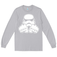 Moon Dust dark side knuckle starwars stormtrooper 2 Long Sleeve Tee - DesignPulse