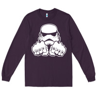 Dark Side Knuckle Starwars Stormtrooper 2 Long Sleeve Tee | Teevron