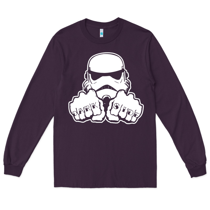 Dark Side Knuckle Starwars Stormtrooper 2 Long Sleeve Tee by DesignPulse | Teevron