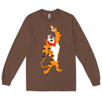 Chestnut Frosted Flakes Tony The Tiger T Shirt Long Sleeve Tee - DesignPulse