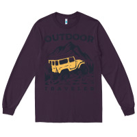 Plum traveler Long Sleeve Tee - DesignPulse