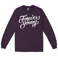Plum forever young Long Sleeve Tee - DesignPulse