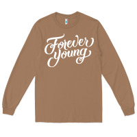 Toasted Coconut forever young Long Sleeve Tee - DesignPulse