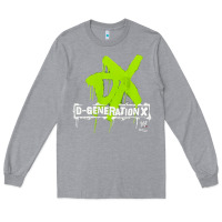 Heather Grey D GENERATION X, D GENERATION X vinatge, D GENERATION X art, D GENERATI Long Sleeve Tee - DesignPulse
