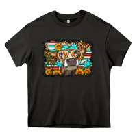 Asphalt sunflower cow olivia Heavy Core Tee - OliviaCreatesArt