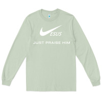 Matcha jesus just praise him Long Sleeve Tee - DesignPulse