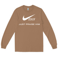 Toasted Coconut jesus just praise him Long Sleeve Tee - DesignPulse