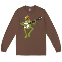 Chestnut Kermit playing the banjo Classic Long Sleeve Tee - DesignPulse