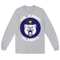 Moon Dust us army alaska polar bear patch t shirt Long Sleeve Tee - DesignPulse