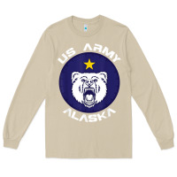 Mushroom us army alaska polar bear patch t shirt Long Sleeve Tee - DesignPulse