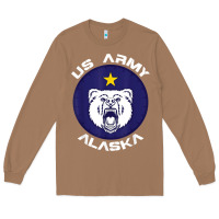 Toasted Coconut us army alaska polar bear patch t shirt Long Sleeve Tee - DesignPulse