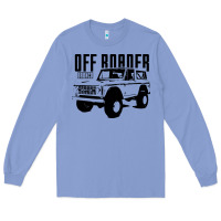 Colony Blue off roader bronco Long Sleeve Tee - DesignPulse