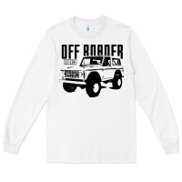 White off roader bronco Long Sleeve Tee - DesignPulse