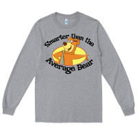 Heather Grey yogi bear average bear Long Sleeve Tee - DesignPulse