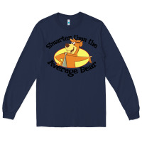 Navy yogi bear average bear Long Sleeve Tee - DesignPulse