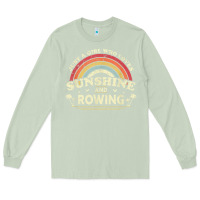 Matcha Rowing  . Just A Girl Who Loves Sunshine And Rowing Long Sleeve Tee - DesignPulse