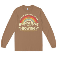 Toasted Coconut Rowing  . Just A Girl Who Loves Sunshine And Rowing Long Sleeve Tee - DesignPulse