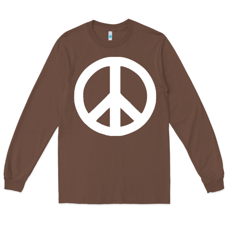 Peace Sign Long Sleeve Tee by DesignPulse | Teevron