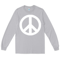 Moon Dust Peace Sign Long Sleeve Tee - DesignPulse