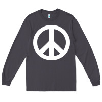 Smoke Peace Sign Long Sleeve Tee - DesignPulse
