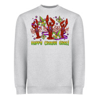 Heather Grey happy crawdi gras mardi gras carnival Heavyweight Sweatshirt - Jasminsmagicworld