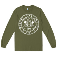 Army Green drexel university Long Sleeve Tee - DesignPulse