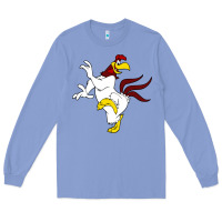Colony Blue foghorn leghorn looney Long Sleeve Tee - DesignPulse