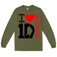 Army Green one direction Long Sleeve Tee - DesignPulse