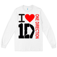 White one direction Long Sleeve Tee - DesignPulse