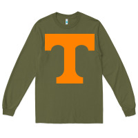 Army Green tennessee volunteers Long Sleeve Tee - DesignPulse