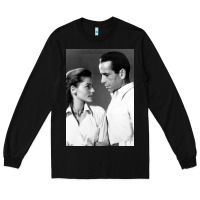 Black humphrey bogart Long Sleeve Tee - DesignPulse