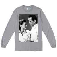 Heather Grey humphrey bogart Long Sleeve Tee - DesignPulse