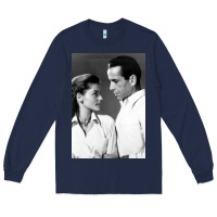 Navy humphrey bogart Long Sleeve Tee - DesignPulse
