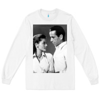 White humphrey bogart Long Sleeve Tee - DesignPulse
