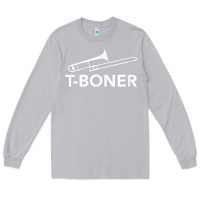Moon Dust funny trombone funny t boner funny t boner tboner Long Sleeve Tee - DesignPulse