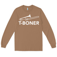 Toasted Coconut funny trombone funny t boner funny t boner tboner Long Sleeve Tee - DesignPulse