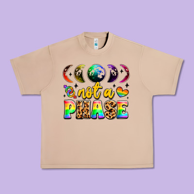 Not A Phase Pride Moon Urban Heavy Tee Designed By Lillyallendesigns