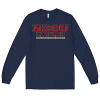 Navy north carolina central Long Sleeve Tee - DesignPulse