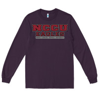 Plum north carolina central Long Sleeve Tee - DesignPulse