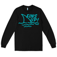 Black fins up jimmy Long Sleeve Tee - DesignPulse