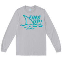Moon Dust fins up jimmy Long Sleeve Tee - DesignPulse
