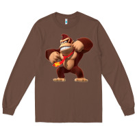 Chestnut Donkey Kong 3D Poster Long Sleeve Tee - DesignPulse